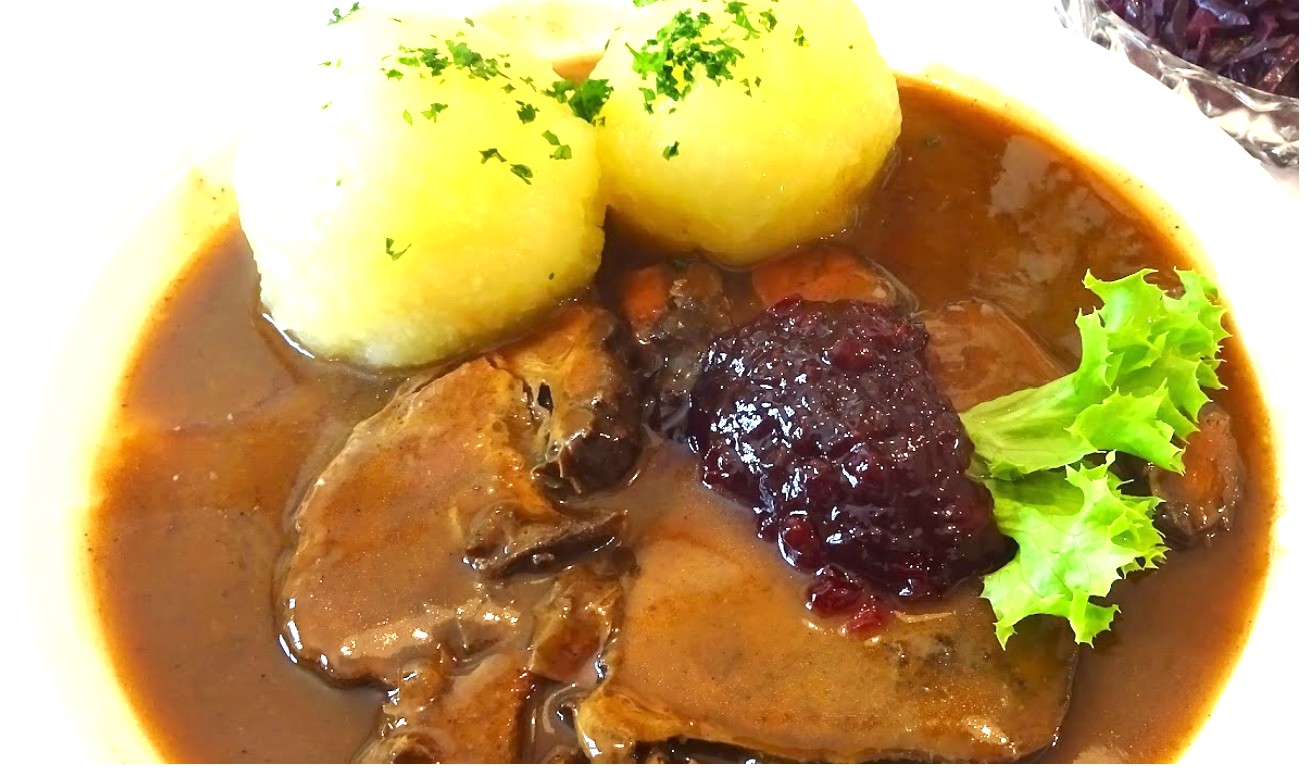 Wildschweinbraten